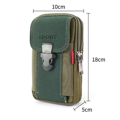 Bolsa Vertical Multifuncional de Lona para Cintura - 6.5 Pulgadas - Image 9