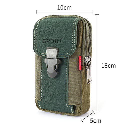 Bolsa Vertical Multifuncional de Lona para Cintura - 6.5 Pulgadas - Image 9