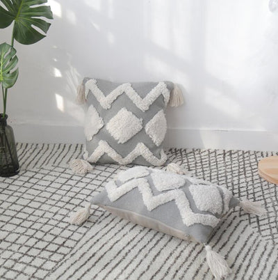 Cojín Decorativo Tufted Canvas con Relleno Acolchado - Image 14