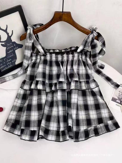 Blusa Sin Mangas Estilo Western con Volantes - Diseño Juvenil y Moderno - Image 6