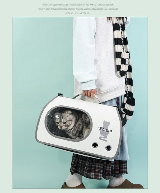 Bolsa Transportadora para Gatos Grande con Soporte y Amplia Capacidad - Image 11