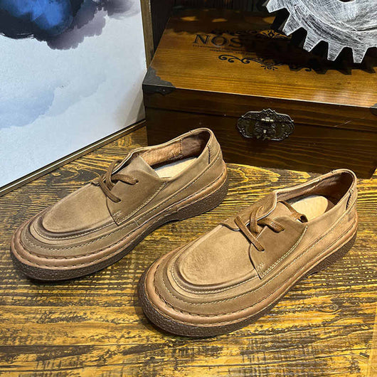 Zapatos de Cuero Genuino con Plataforma para Hombre - Slip-on Cómodos - Image 7