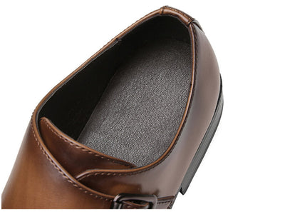 Zapatos de Cuero Ejecutivos con Hebilla Estilo Británico para Hombre - Image 14