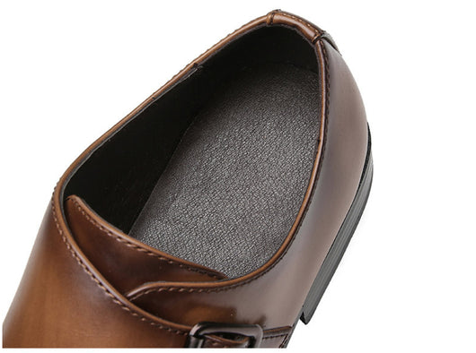 Zapatos de Cuero Ejecutivos con Hebilla Estilo Británico para Hombre - Image 14
