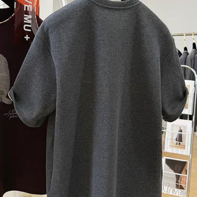 Playera Corta Estilo Occidental Púrpura Gruesa Premium - Image 4