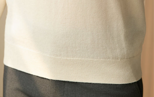 Suéter Cuello Alto Lana Pura Hombre Térmico Ajustado - Image 7