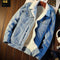 Abrigo Denim Forrado en Fleece para Hombre - Edición Invierno