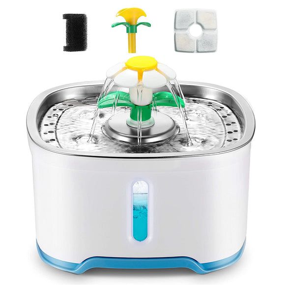 Dispensador de Agua en Acero Inoxidable para Mascotas