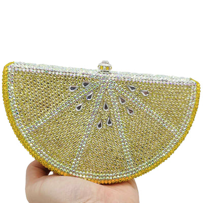 Cartera de Fiesta Diamantada con Base Plana para Mujer - Image 5