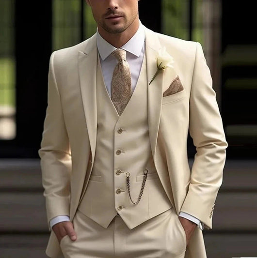 Traje Slim Fit Ejecutivo para Hombre - Elegancia Formal y Temperamento Empresarial - Image 14