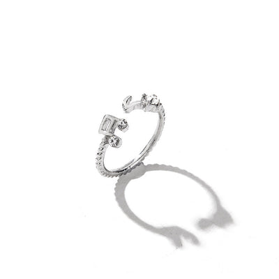 Anillo Ajustable con Hilo de Nota y Detalles de Strass - Image 8