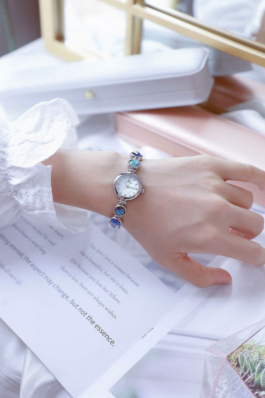 Reloj de Mujer Malachita con Piedra Rugosa - Diseño INS Colorido - Image 8