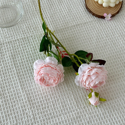 Flores Artificiales de Peonía y Rosa Premium para Decoración del Hogar - Image 9