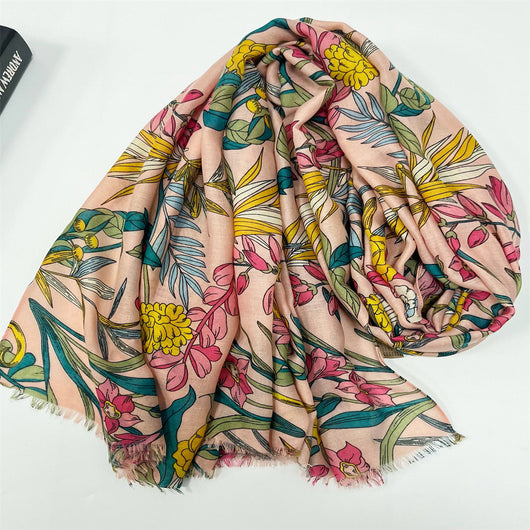 Pashmina Estampada con Borlas para Mujer - Image 7