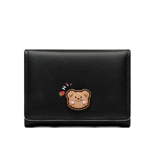 Monedero Compacto Tri-pliegue con Diseño Exclusivo para Mujer - Image 2