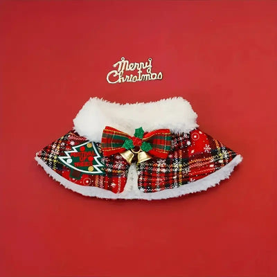 Capa Navideña Térmica para Mascotas - Bufanda Cálida para Perros y Gatos - Image 5