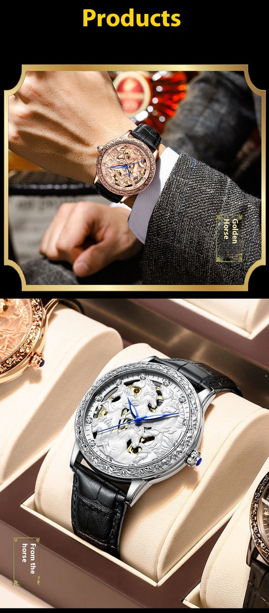 Reloj Mecánico Automático Calado Premium con Resistencia al Agua - Image 11