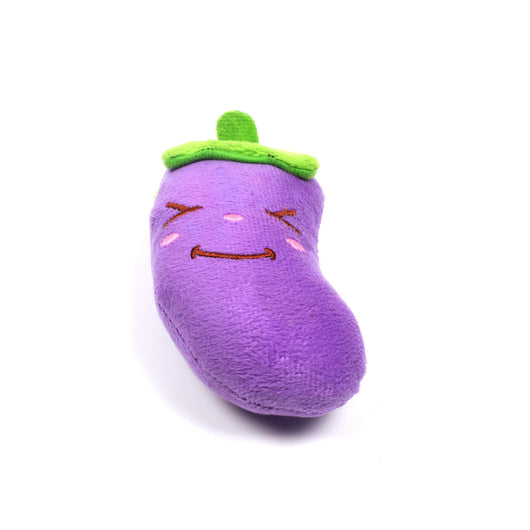 Juguete Peluche Simulado de Berenjena para Mascotas - Image 5