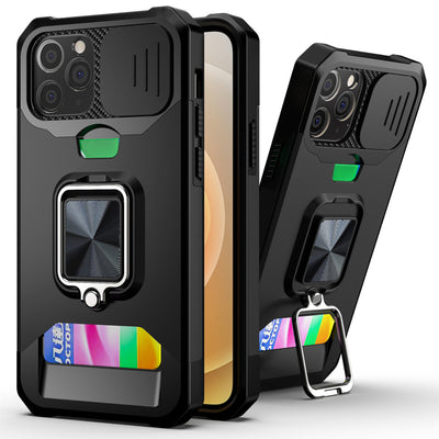 Funda Protectora con Soporte Magnético y Anillo para Tarjeta - Image 10