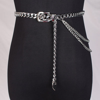 Cadena de Cintura Metálica Estilo Europeo Americano - Cinturón Decorativo de Moda para Mujer - Image 3