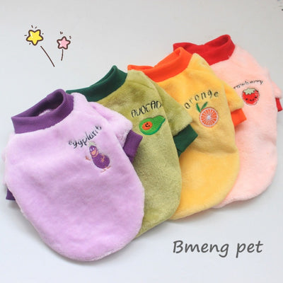 Ropa Térmica para Cachorros con Terciopelo - Abrigo Cálido para Invierno