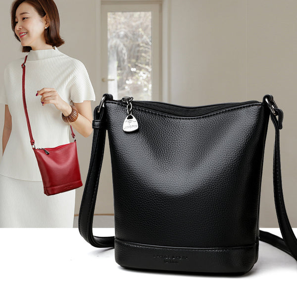 Bolso Crossbody de Cuero Premium para Mamá - Espacioso y Elegante