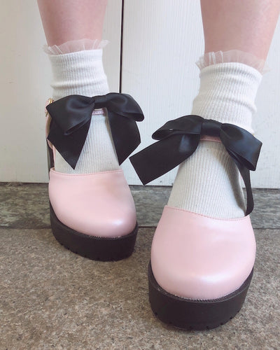 Zapatos de Tacón Alto para Mujer con Moño y Suela Antideslizante - Image 3