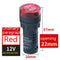 Modelos Ordinarios ACDC 12 V Rojo ACDC Universal Sonido Intermitente