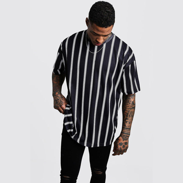 Camiseta Estampada 3D con Rayas Minimalistas - Image 7