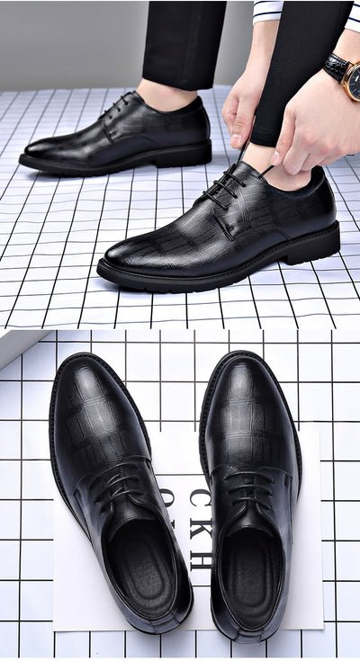 Zapatos Formales de Cuero Genuino para Hombre Talla Grande - Image 36