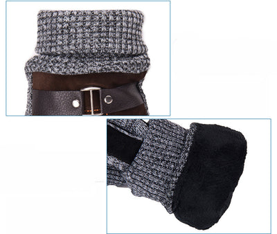 Guantes de Piel de Cerdo para Hombre - Invierno, Ciclismo y Ocio - Image 7