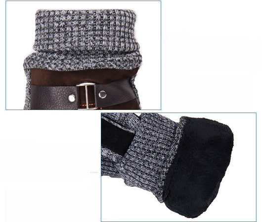 Guantes de Piel de Cerdo para Hombre - Invierno, Ciclismo y Ocio - Image 7