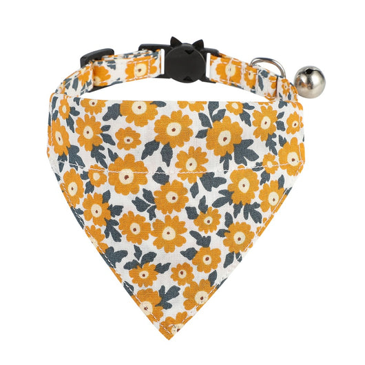 Collar Floral de Algodón con Moño para Gatos - Image 12
