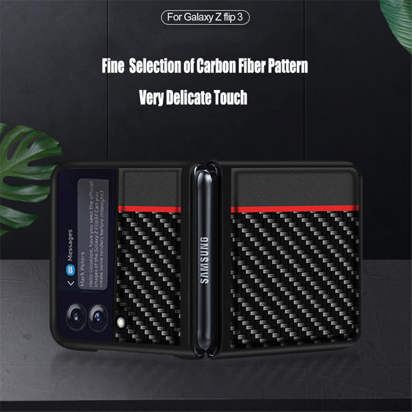 Funda Protectora de Fibra de Carbono con Diseño Bicolor