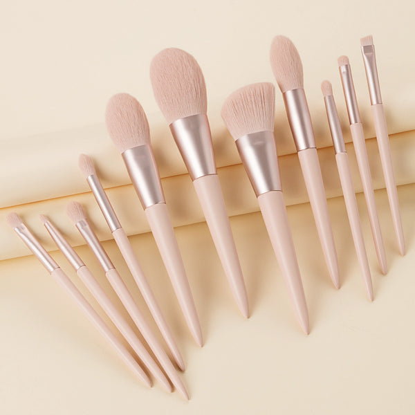 Set de 11 Brochas de Maquillaje Profesional Sonrisa Concubina
