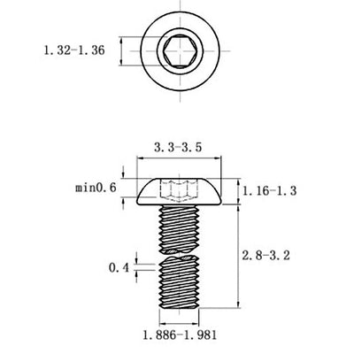 Tornillos de Acero Inoxidable Cabeza Redonda Hexagonal - Image 11
