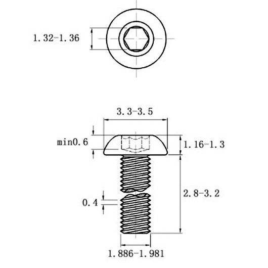 Tornillos de Acero Inoxidable Cabeza Redonda Hexagonal - Image 11