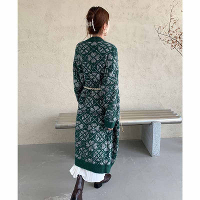Cardigan Tejido Suelto Estilo Relajado para Otoño - Image 20