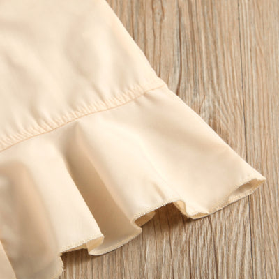 Vestido Princesa Tejido con Chaleco Volantes y Dos Piezas - Image 19