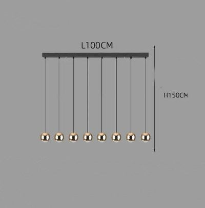 Lámpara Colgante Lineal Elegante para Restaurantes y Bares - Image 17