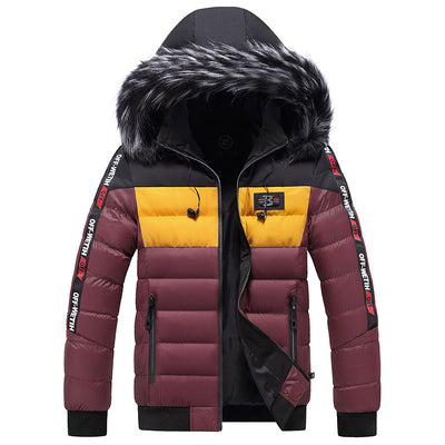 Chaqueta Impermeable para Hombre con Capucha Acolchada - Invierno - Image 2