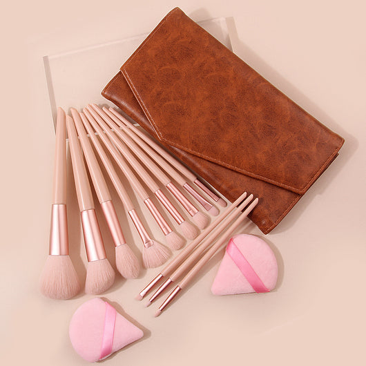 Set de 12 Brochas de Maquillaje Profesional Pelo Suave - Image 16