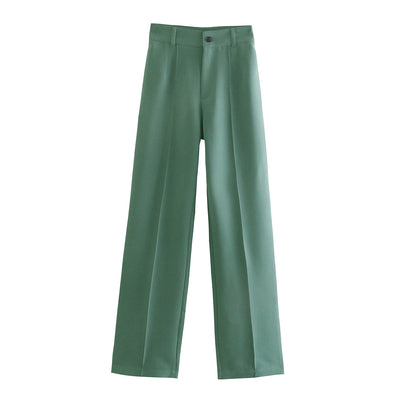 Pantalón Multicolor Cintura Alta Pierna Ancha para Mujer - Image 5