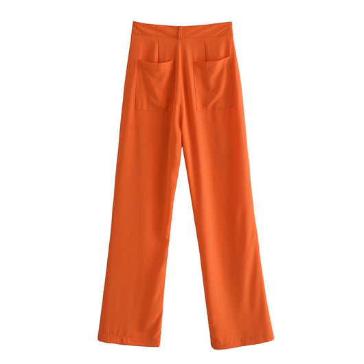 Pantalones Casuales de Talle Alto para Otoño - Image 13