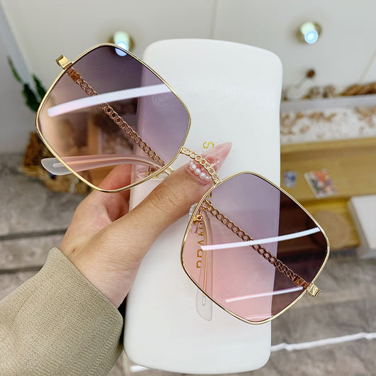 Gafas de Sol Marco Grande con Lentes Huecas - Image 13