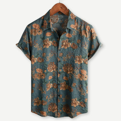 Camisa Hawaiana de Manga Corta con Solapa - Image 19
