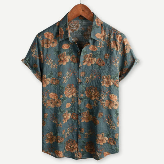 Camisa Hawaiana de Manga Corta con Solapa - Image 19