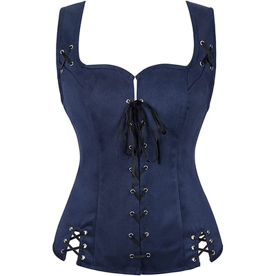 Blusa de Gamuza con Cordones para Mujer - Image 7