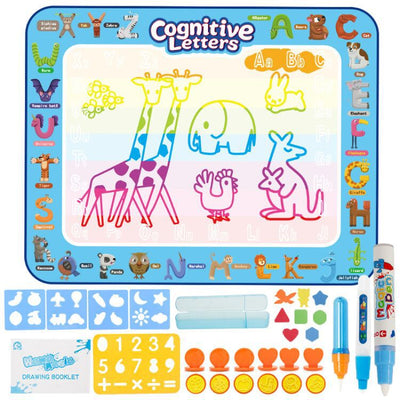 Tapete de Lienzo Acuático para Letras - Pizarra Educativa Cognitiva para Niños - Image 2