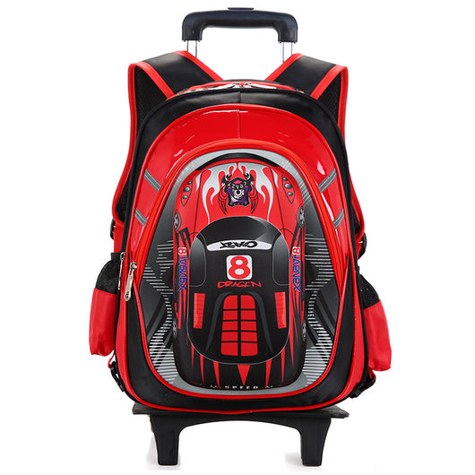 Mochila Escolar Desmontable con Ruedas para Hombre - Image 3